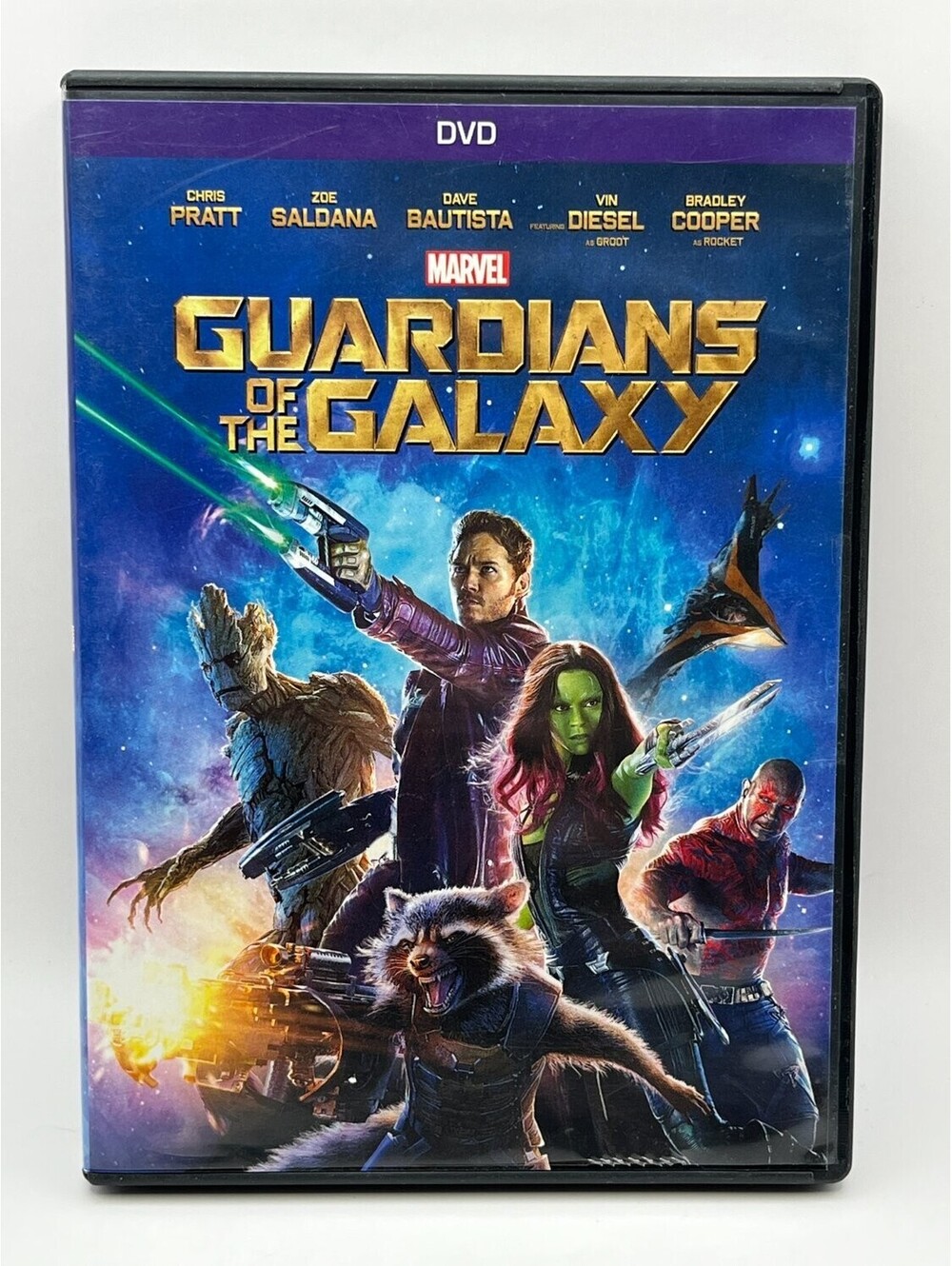 Guardians of the Galaxy DVD Widescreen Edition Chris Pratt Action Region 1